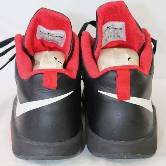 Nike Dual Fusion BB Black Red White Basketball Shoes 537574-001 GS sz 6.5Y. - Picture 8 of 11